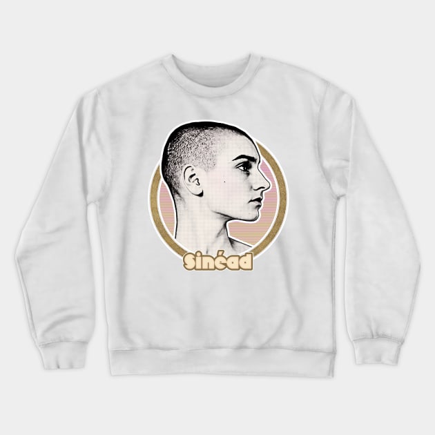 Sinead O'Connor //// Retro Style Aesthetic Design Crewneck Sweatshirt by DankFutura